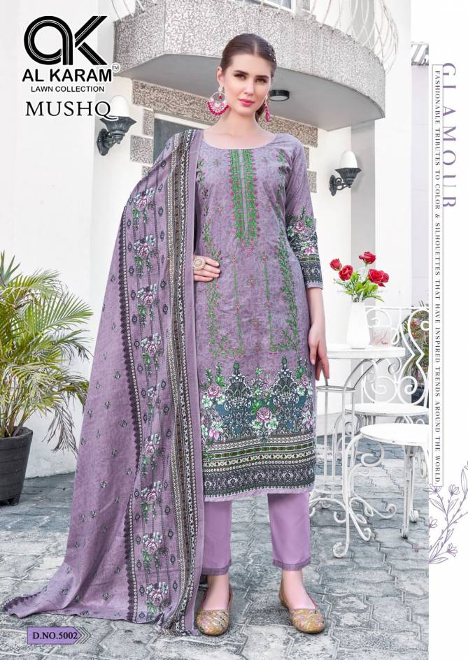 Mushq 5 By Al Karam Cotton Pakistani Dress Material Wholesale Price In Surat
